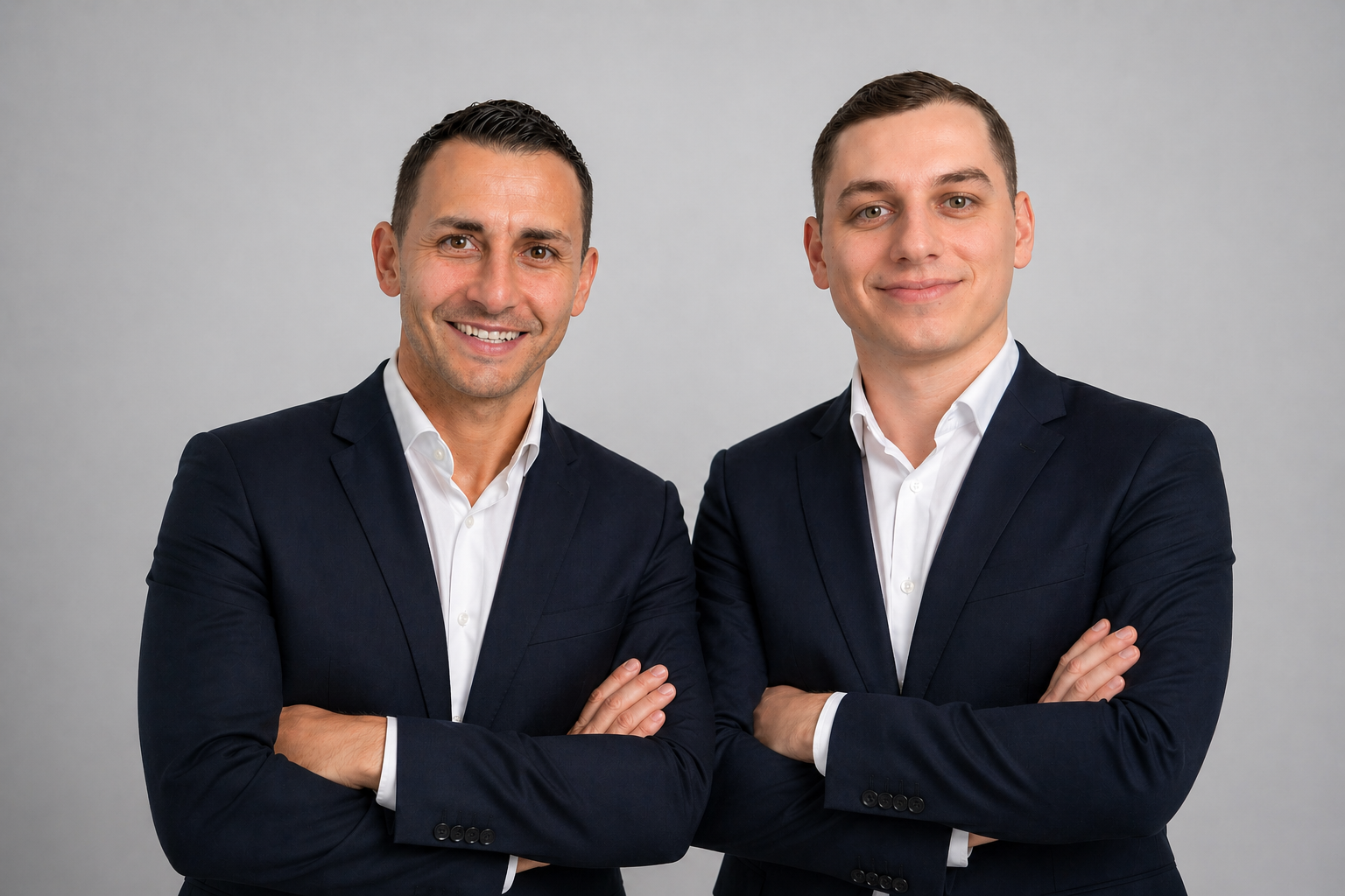 Victor Ramon Roldán Arias und Adrian Staritz, Gründer von Finanzwerk 360